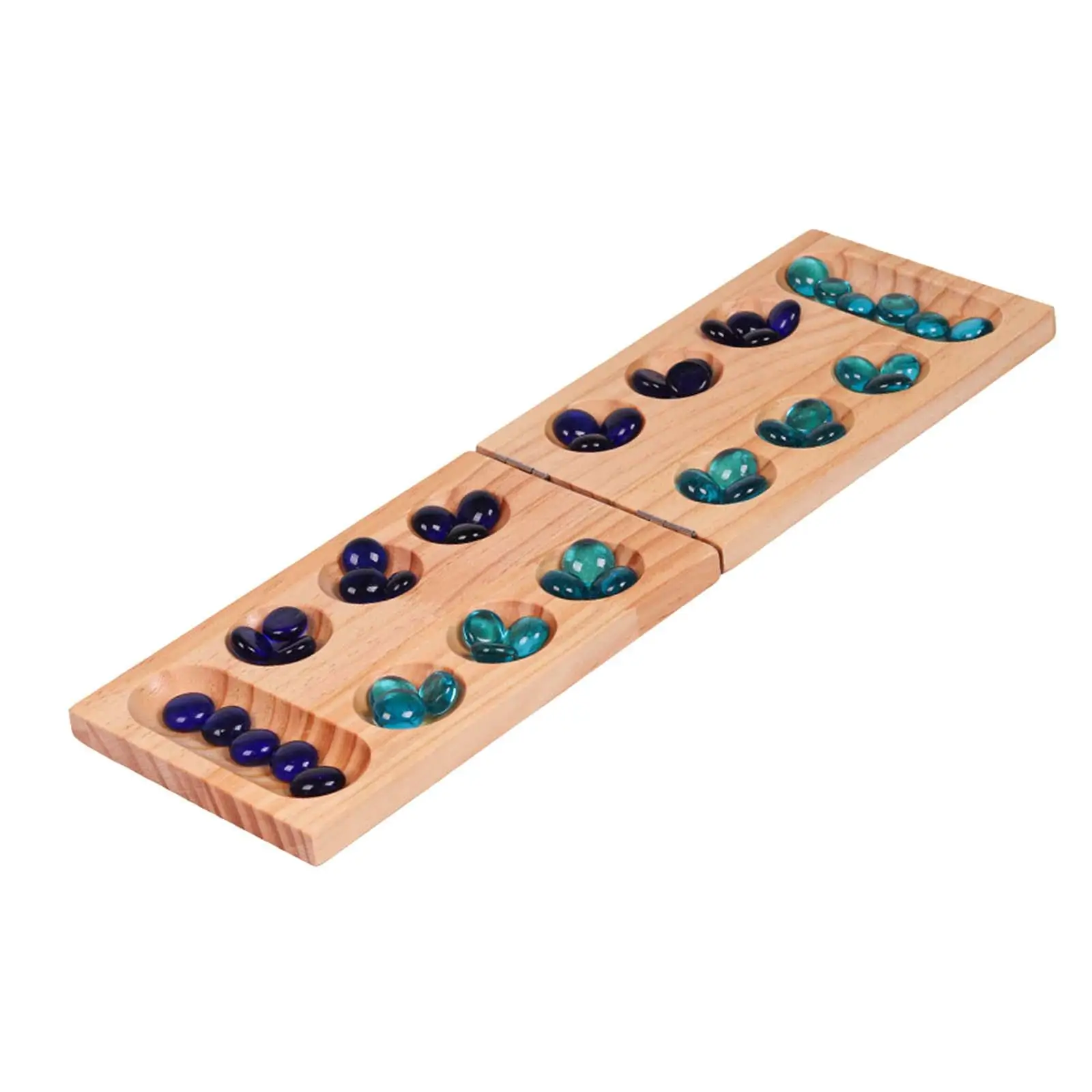 Wooden Board Game Multi Color Beads Children and Adults Portable Family Games