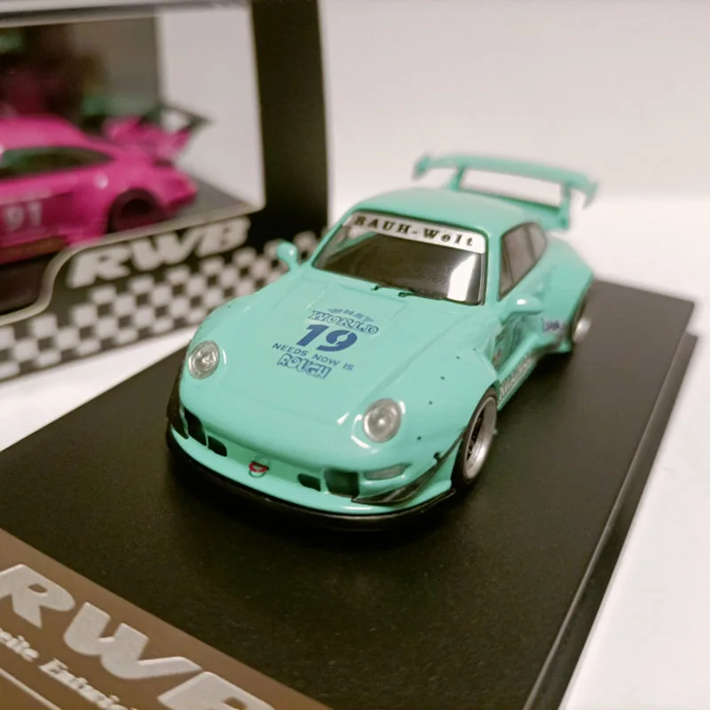1/64 와이드 바디 수정 럭셔리카 로고 모델, 964/993 RAUH-Welt RWB