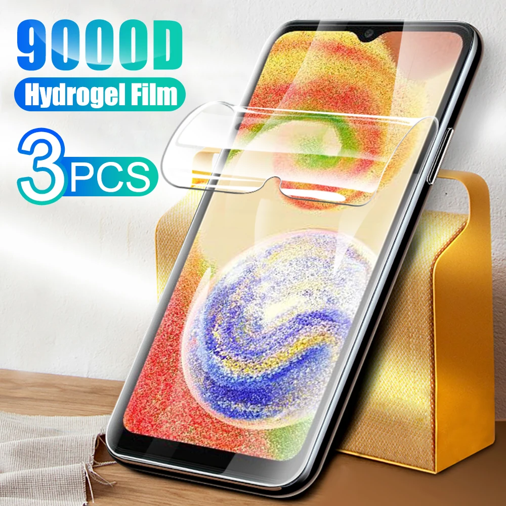 Pellicola Idrogel 3 Pezzi Per Samsung A04 Hd Full Cover Screen Pellicole Morbide Protettive Per Samsung Galaxy A04 A 04S 04S 04A A04S 6.5 Pollici