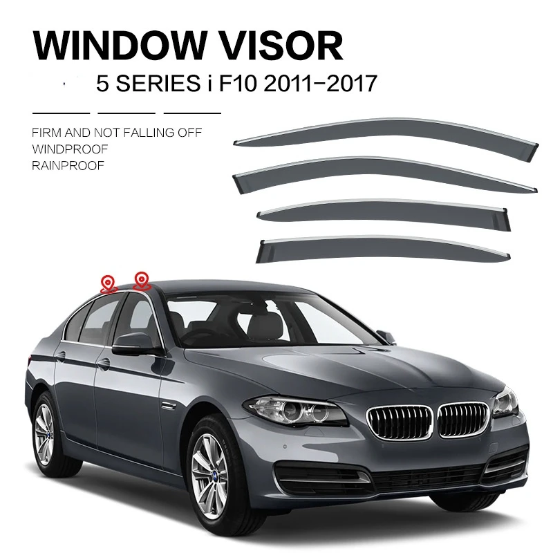 BMW 5シリーズ　セダン　E60　　ドア　サイド　バイザー