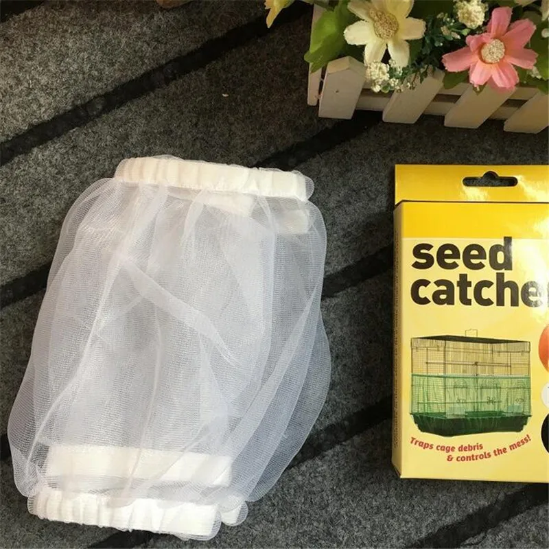 Title 10, Easy Cleaning Bird Cage Covers Mesh Seed Catche...