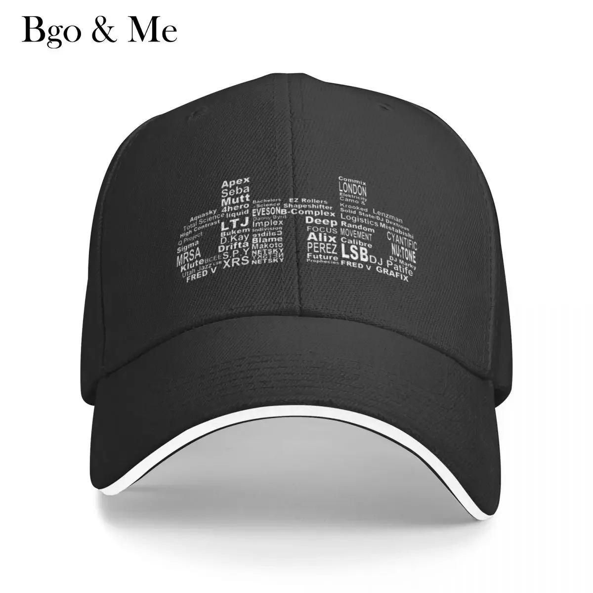 

2023 New DnB Word Art Baseball Cap Cosplay Luxury Brand Golf Mens Hats Women's