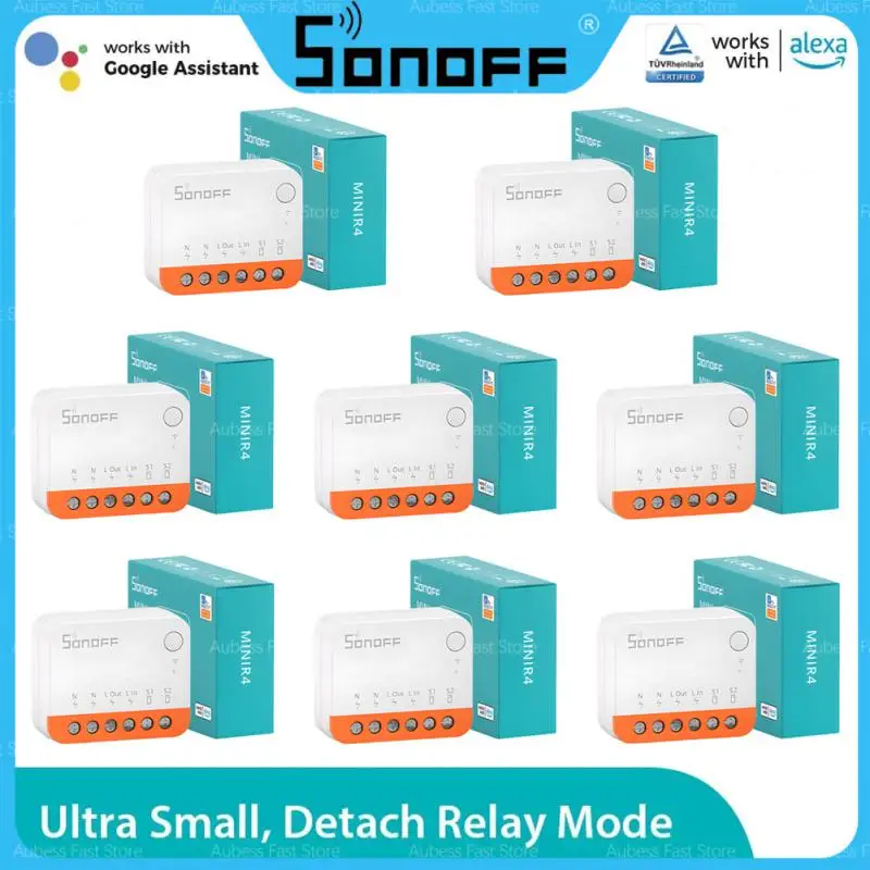 Sonoff Mini R4 Wifi Smart Switch Module Chip Minir4 Detect Relay Mode Funziona Con Alexa Home Assistant Alice Smartthings