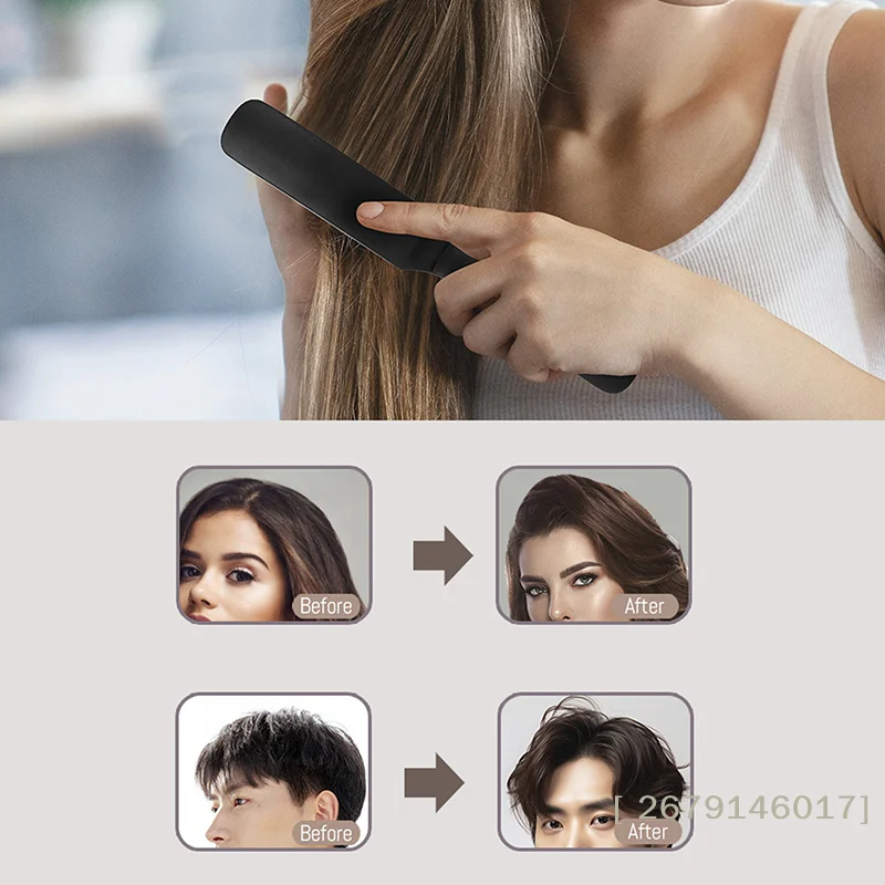 【YY26】접이식 헤어 빗 휴대용 멧돼지 털 헤어 브러시 곱슬머리 및 푹신한 헤어 브러시 헤드 마사지기 여행용 헤어 스타일링 액세서리