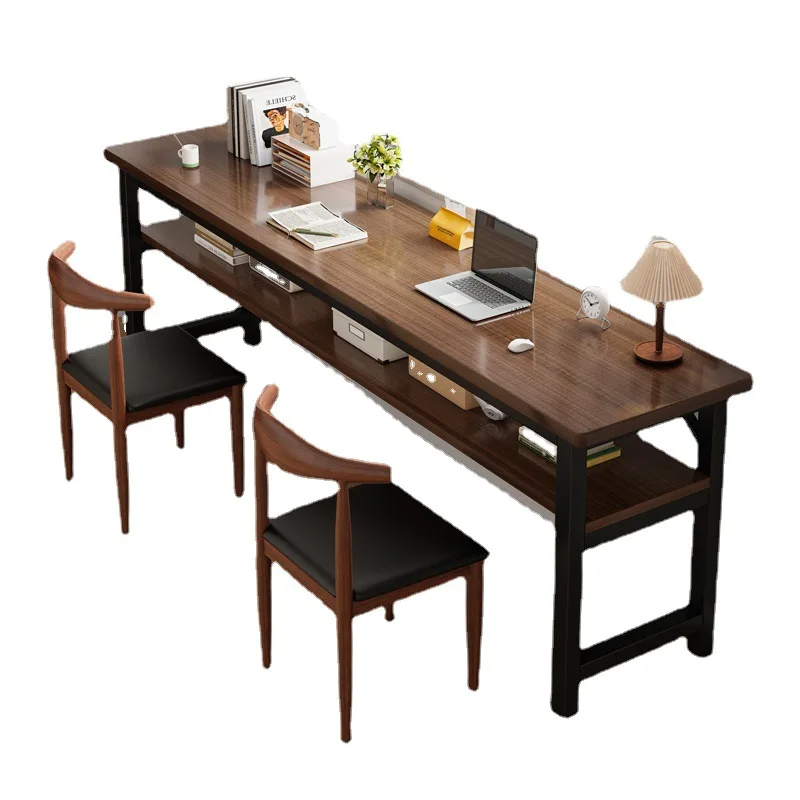 Desk Student Double Household Table Simple Table Computer Desk Narrow Wall Long Table