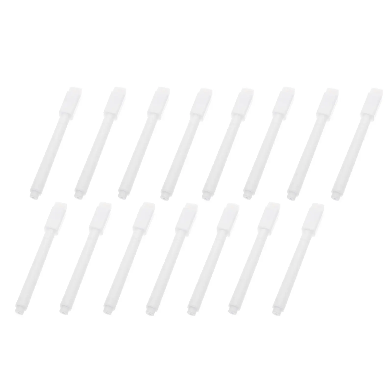 15Pcs 흰색 칠판 펜 액체 마커 지울 수있는 방수 브러시 팁 그리기 유리 창 쓰기를위한 먼지없는 분필 마커