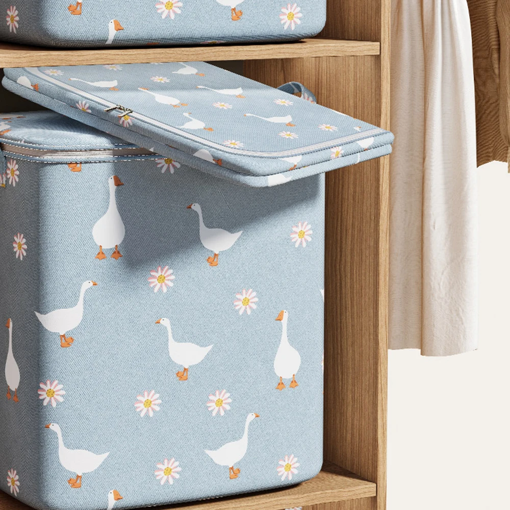 100/140/180L Clothes Quilt Storage Bag Household Large Capacity Quilt Storage Box Wardrobe Non-woven Clothing Moving Luggage BEST SELLERS