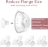 Flange Inserts Compatible with for Momcozy M5/M6/M9/V1 Pro/V2 Pro Breast Pump,Flange Insert for Breast Pump Replacement 5