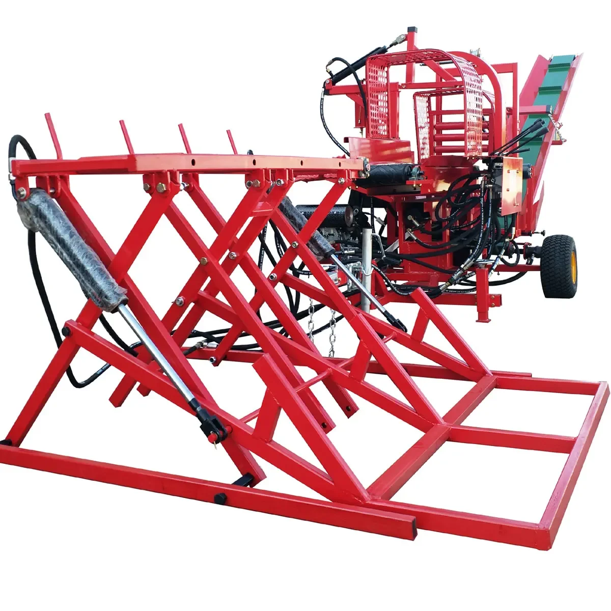 

19hp 42 Ton Chainsaw Version Full Hydraulic Operate Diesel Fire Wood Processor Wood Cutting Machine with All Accessories