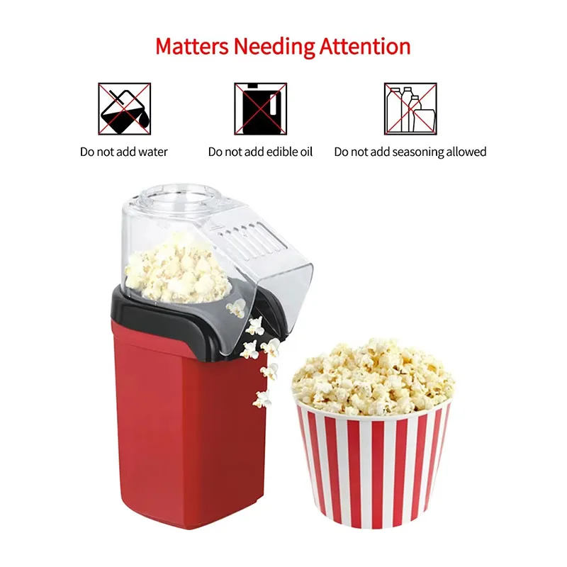 2025 Fast one minute delivery household electric popcorn machine blast popcorn bagging electromechanical heating corn popcor 4