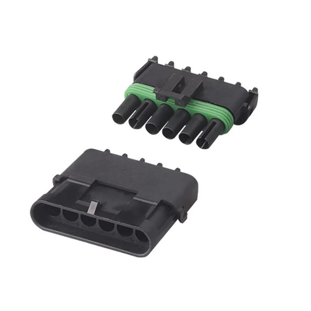 

100set 12010975 12015799 car wire female Harnes cable 6 pin automotive plug Waterproof sheath Include terminal seal