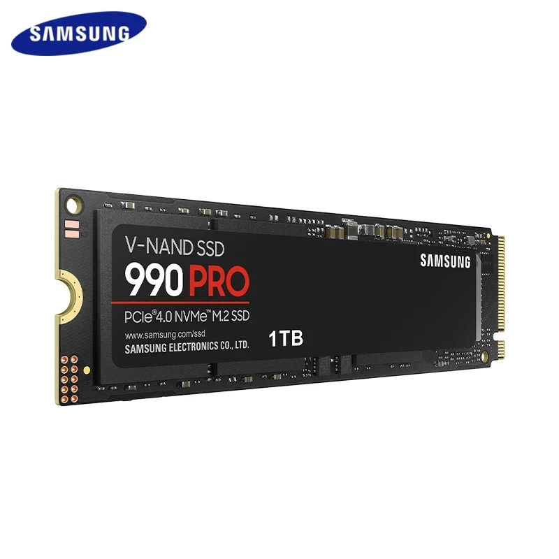SAMSUNG 100% оригинальный 990 PRO SSD PCIe 4,0 NVMe 2 ТБ твердотельный накопитель 1 ТБ M.2 2280 быстрая скорость для игрового настольного ноутбука
