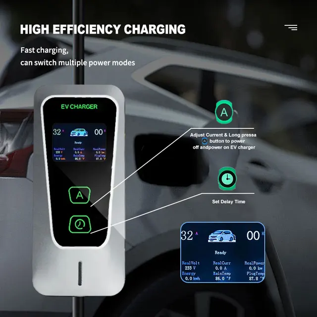 EV 충전이 간편해집니다: EV 충전기 타입 2 전기 자동차 충전 케이블