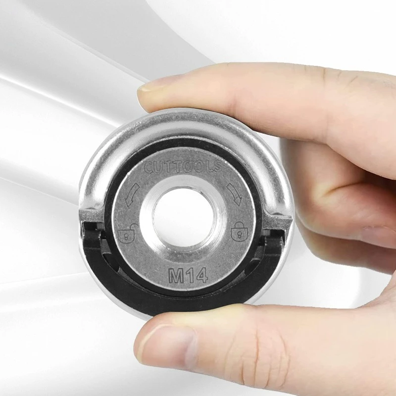 Angle Grinder Accessories M10/M14 Quick Installation Pressure Plate Chuck Thread Nut Clamping Nut Self-locking Pressure Plate
