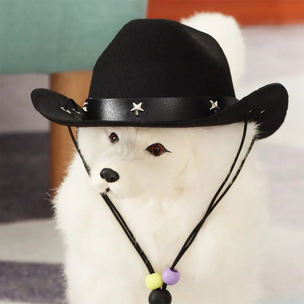 야외 촬영 소품 애완동물 용품 강아지 고양이 모자 카우보이 모자 강아지 고양이 헤드웨어 여름용 애완견 모자