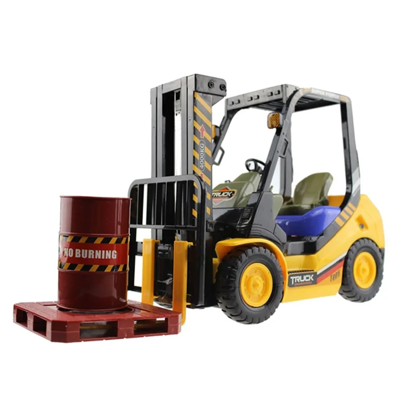 RC Car Truck Forlift 2.4G 4Wd 6Ch Radio Controlled Fork Shovel Truck Lift Pallets Engineering Vehicle Model Electronic Hobby Toy 3