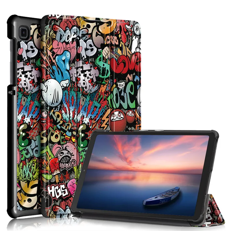 Magnetic Slim Trifold Stand Tablet Case with Soft Back