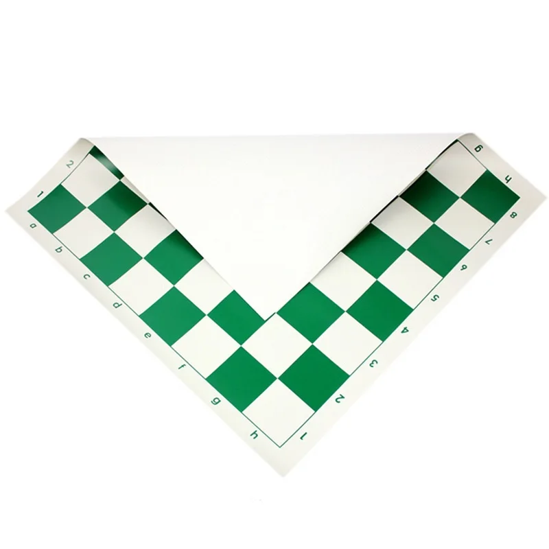 Tournament Chess Board Portable Rollable Soft Chessboard Non Slip Travel Chess Board Mat 35/43/51CM