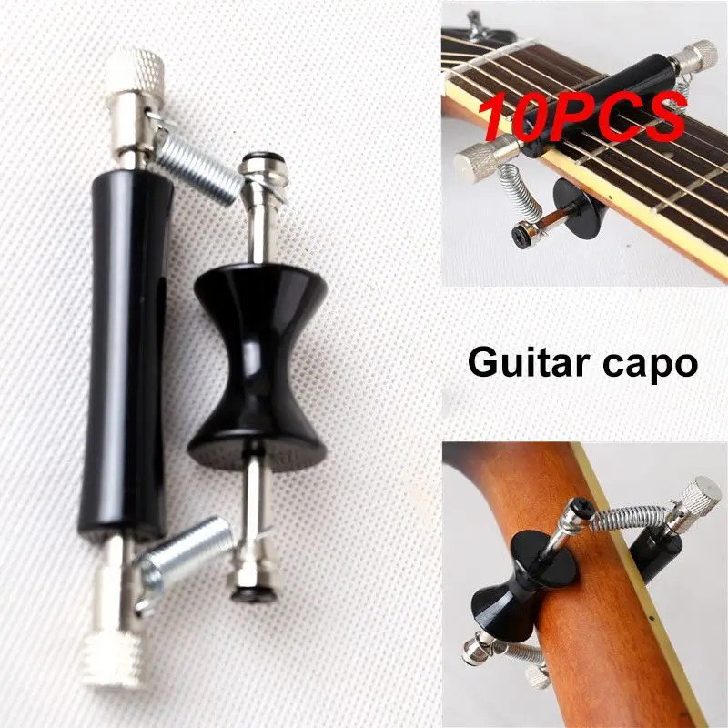 

10PCS Outdoor Portable Guitar Capo Sliding Mobile Capo Transpose Electric Guitar Folk Guitar Universal Outdoor Music Accessories