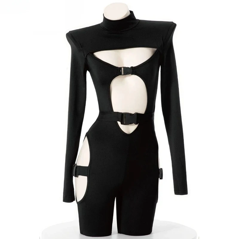 

Women Game Combat Uniform Assassin Agents Tight Jumpsuit Cosplay Anime Idol Girl Grorp Dance Clothes Bodysuit Costume
