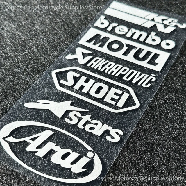 Motorcycle Car Locomotive Reflective Laser Sticker Car Styling Vinyl Decal for Arai for Honndas Stickers Decoration