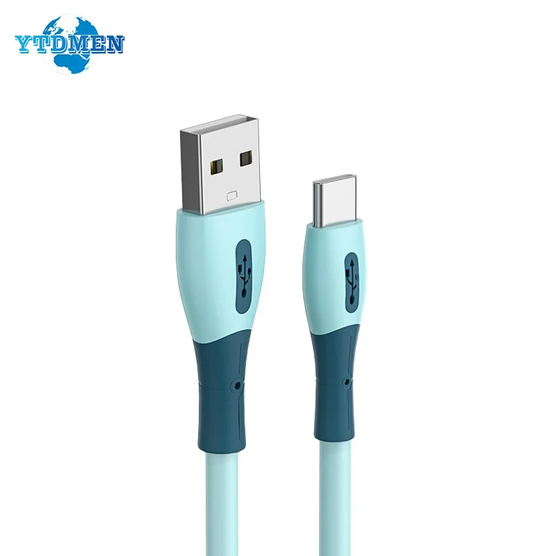 Usb Cable For Iphone 13 12 11 Pro Type C Fast Charging Cord Liquid