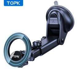 Universal Magnetic Car Phone Mount - MagSafe Design, Easy Dashboard/Windshield Installation (Only for Dashboard)