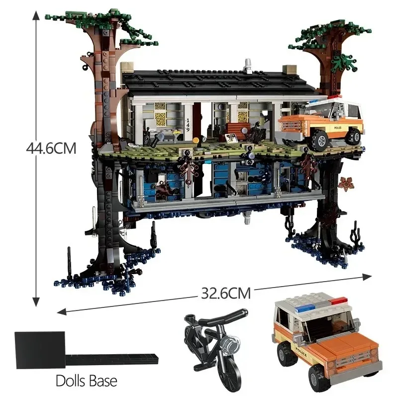 Building Blocks Model Brick Kit 2499Pcs The Upside Down Compatible 75810 For Kids Adult Christmas Birthday Toys Gifts