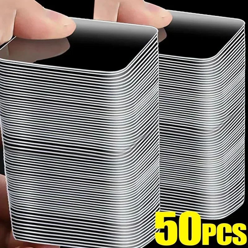 Transparent Double Sided Tape Strong Self-Adhesive Wall Stickers Waterproof Nonmarking Tape Seamless Nano Sticker Tapes 5-50Pcs