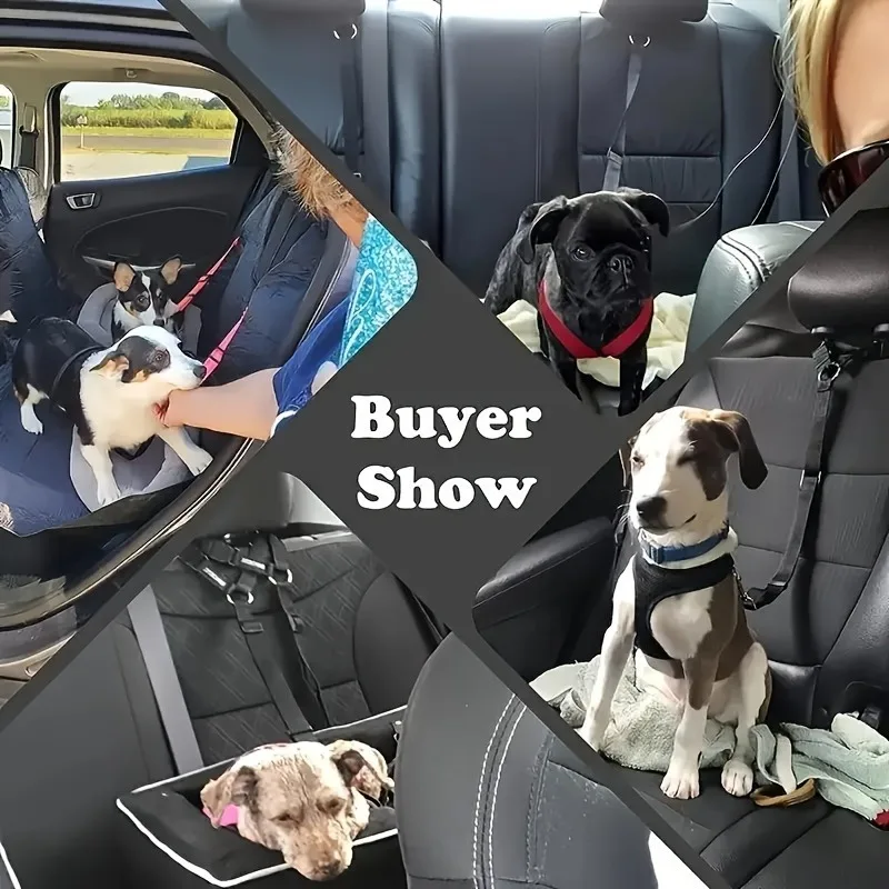 Dog Seat Belt Pet Car Tether Safety Leash For Dogs In Vehicles Car