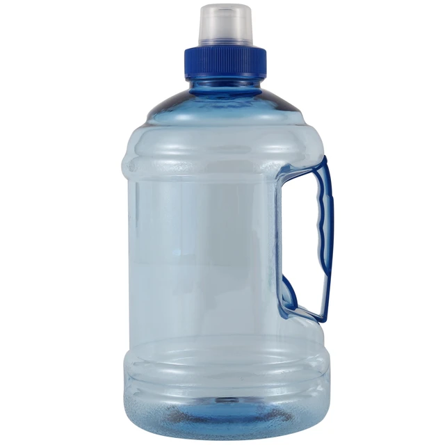 Portable Water Bottle, 1L Portable Sport Bottle Blue Convenient With Handle  And Push For Bodybuilding For Party 