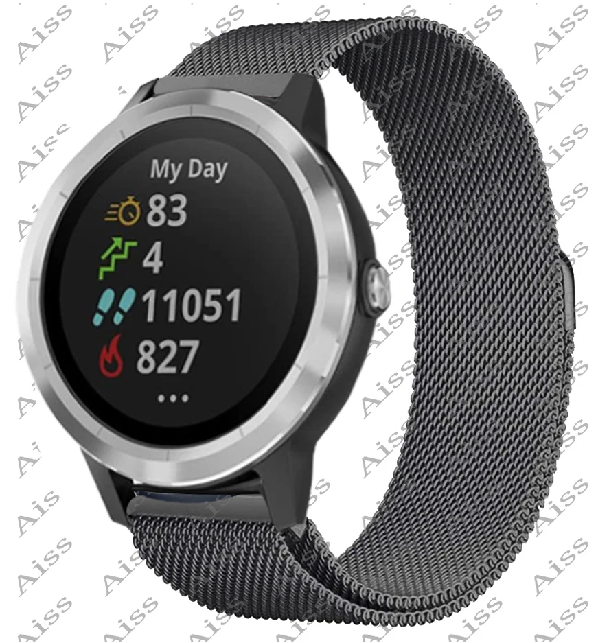 Milanese Loop Smartwatch Wristband Bracelet - 20mm/22mm Strap