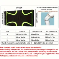 1PC Fitness course cyclisme genouillère bretelles élastique en Nylon Sport Compression genouillère manchon pour basket-ball volley-ball 2