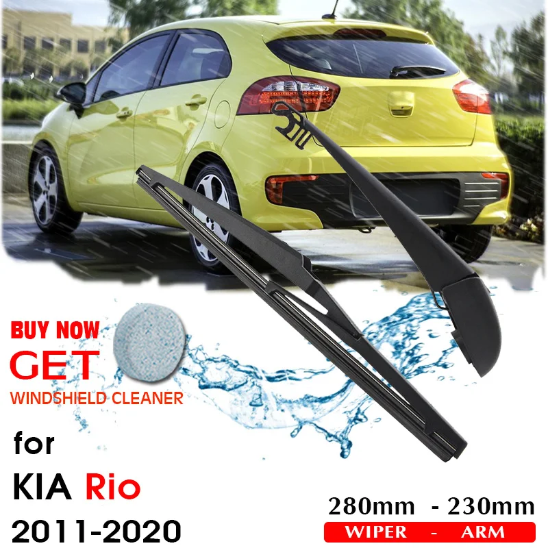 

Car Wiper Blade Rear Back Window Windscreen Windshield Wipers For KIA Rio Hatchback 280 mm 2011-2020 Auto Accessories