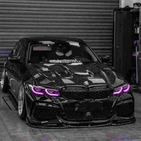 J ONE BMW G20 G21 G28 3 Series 2019-2022 Laser DRL RGB Multicolor LED Board CSL Style Daytime Running Lights Lemon Yellow DRL 2