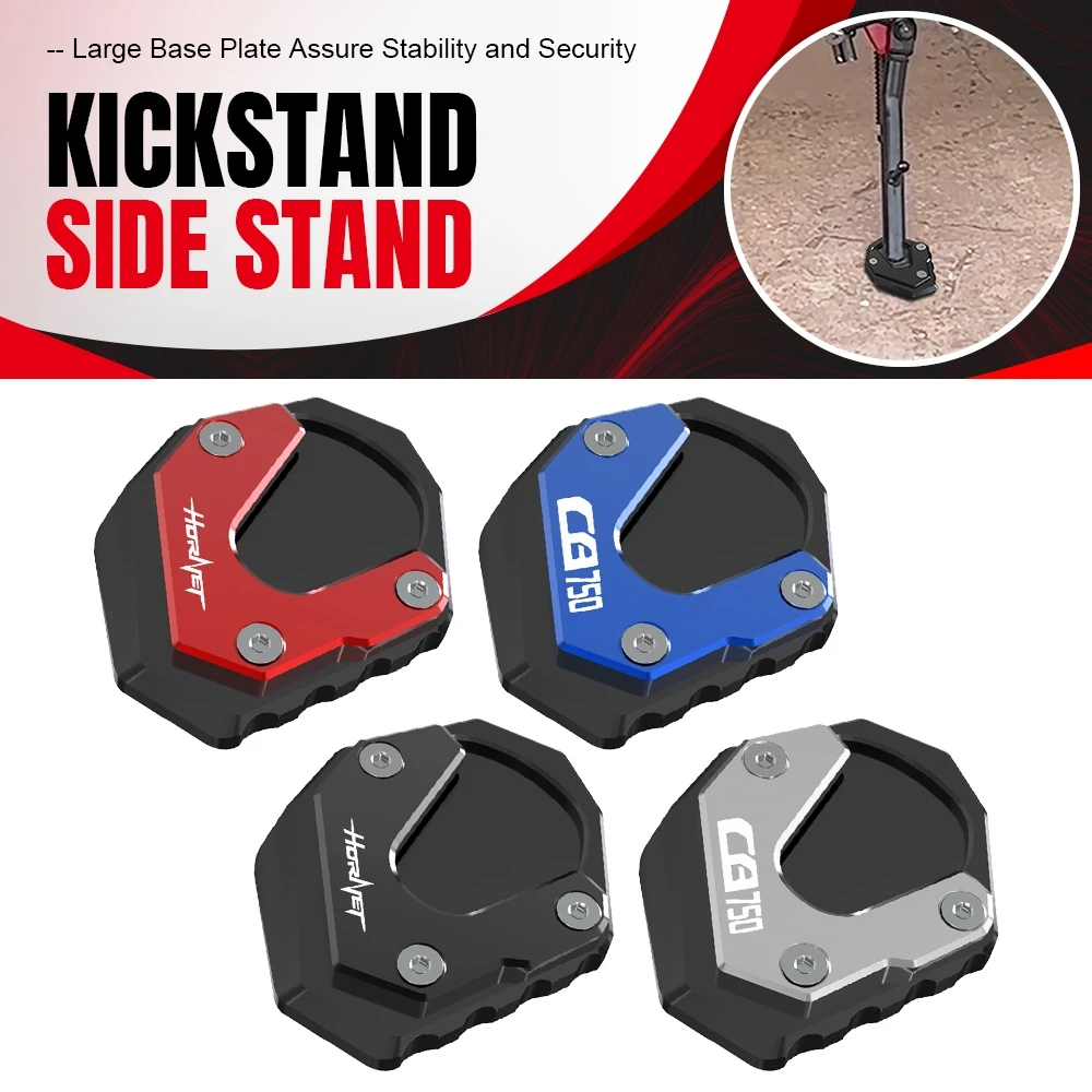 

FOR HONDA CB750 HORNET CB 750 2023-2024 CNC Motorcycle Kickstand Enlarge Extension Plate Foot Side Stand Enlarger Base Support