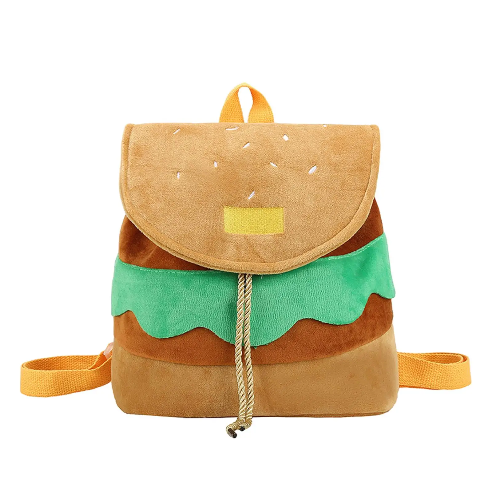 Hamburger Backpack Daypack for Travel School Bag for Girls Boys Women Adults