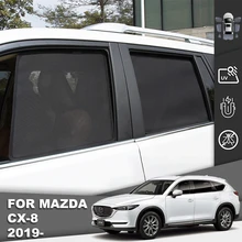 

For Mazda CX-8 CX8 2019 2020 2021 Magnetic Car Sunshade Front Windshield Mesh Frame Curtain Baby Rear Side Window Sun Shade CX 8