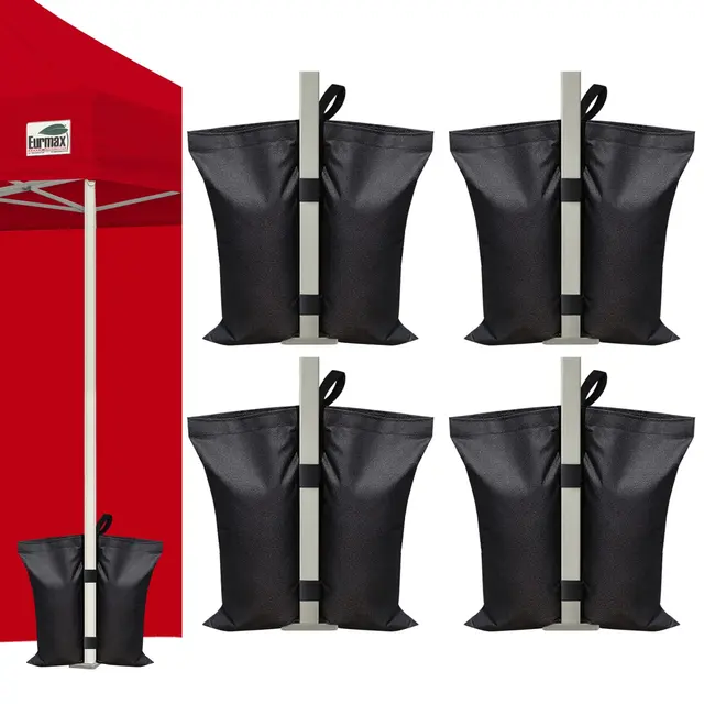 4Db Homokzsák Súlyzsákok Lombkorona Súlyok 112 Font Vízálló És Fényvédő Sátor A Terasz Esernyő Alaphoz Kültéri