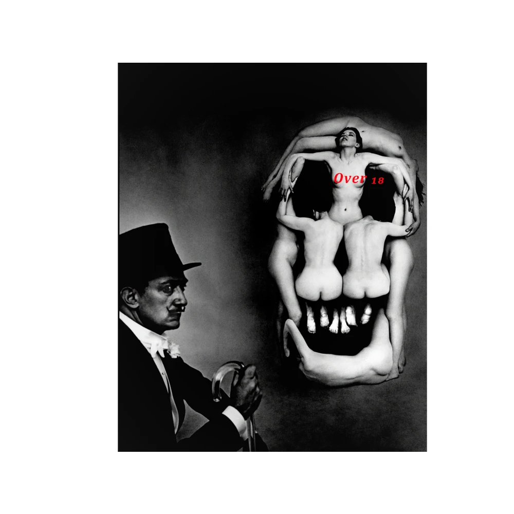 Pintura Vintage de bruja en escoba, póster Retro, mujer desnuda, arte  gótico de pared, impresión en lienzo, decoración de Halloween, imagen para  la habitación del hogar - AliExpress