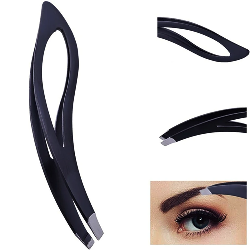 여성용 눈썹 족집게 세트, 눈썹용 정밀 족집게, 얼굴 코 털, 가볍고 완벽한 제모, 일상 미용 도구