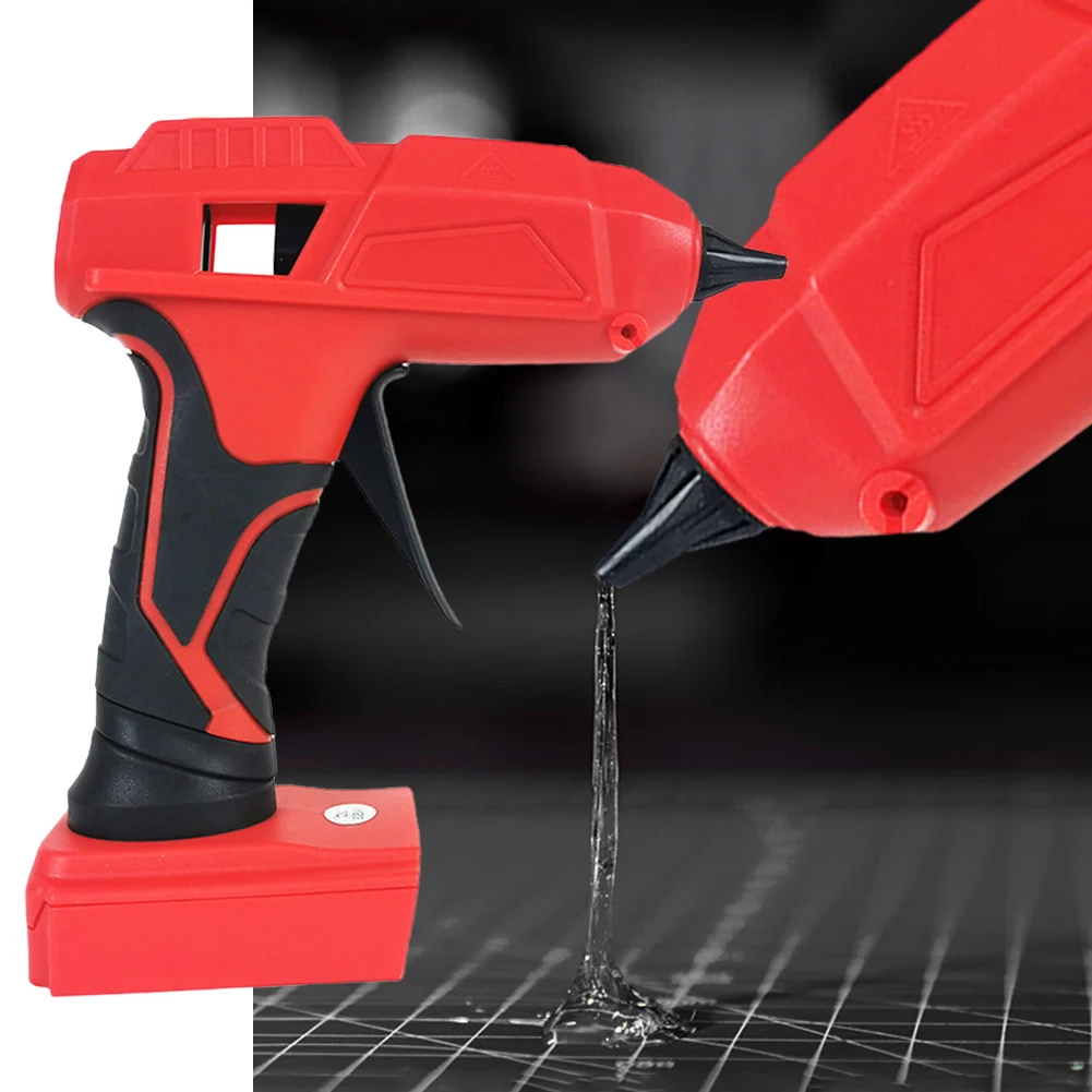 Cordless Hot Glue Gun 100W For Makita/Dewalt/Milwaukee 18-20V Battery 11mm Glue Sticks DIY Electric Heat Repair Tool NO Battery
