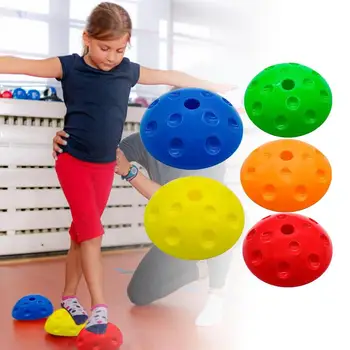 Mini WaveSpeed Ball Half Circles Balance Ball Trainer Foot Step Toy Children's Sensory Stimulation Ball Durian Ball GYM Fitness 3