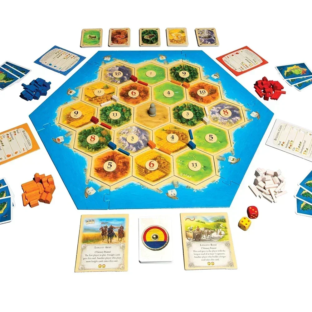 Word Game Catan Board Game Puzzle 2-8 People Party Card Games