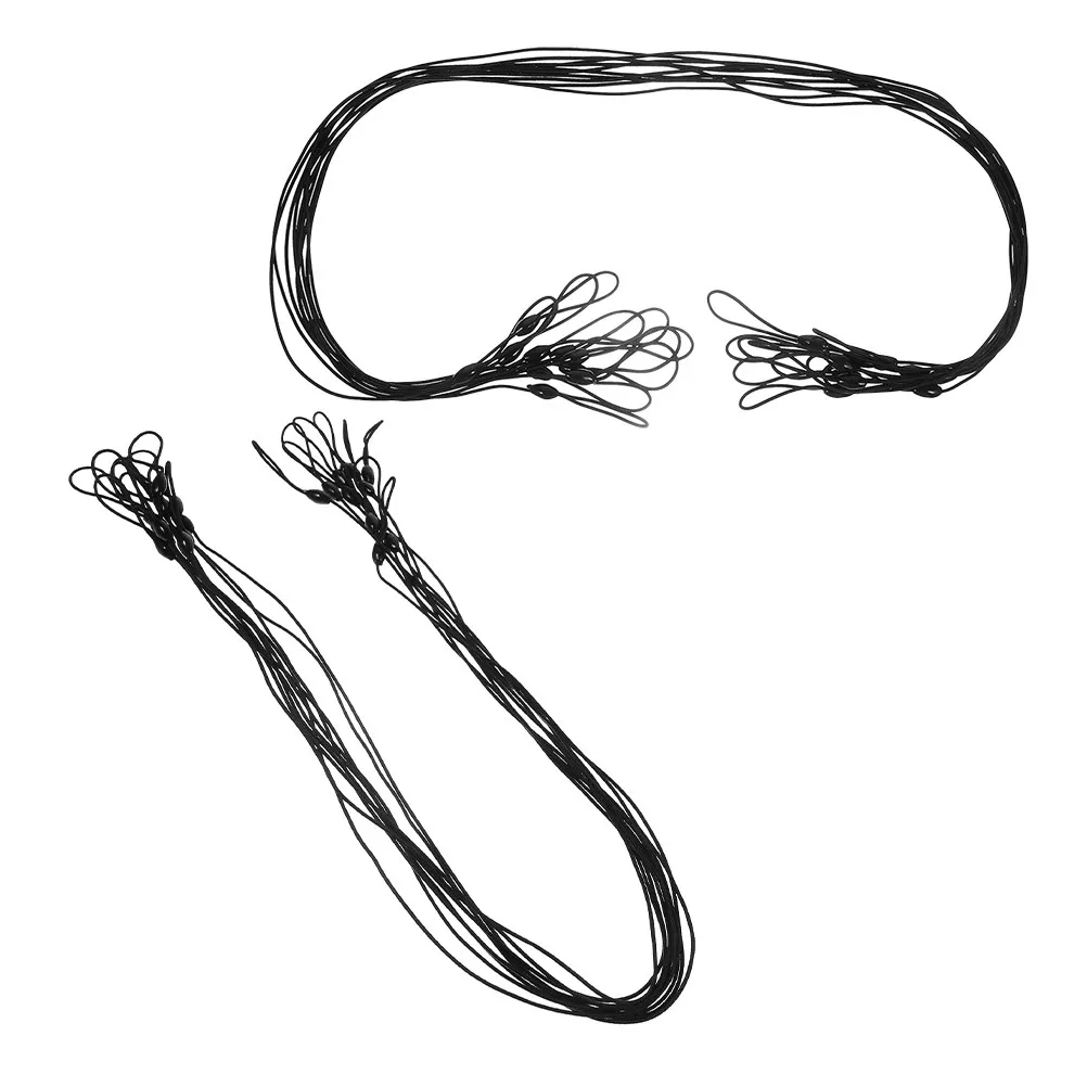 50Pcs 스타일러스 펜 끈 탄성 스트레치 로프 사무실 학교 여행용 분실 방지 펜 테더 헤비 듀티 탄성 코드