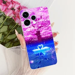 Colorful Flowers Painted Soft Slim Phone Case for Oppo Reno 15F 5G (999)