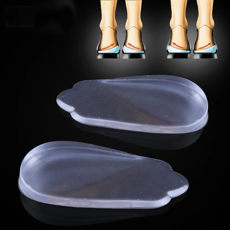 Transparent Color Insoles O-leg and X-type Legs Orthotics Inner Outer Wear Within Eight Silicone Walking Pad