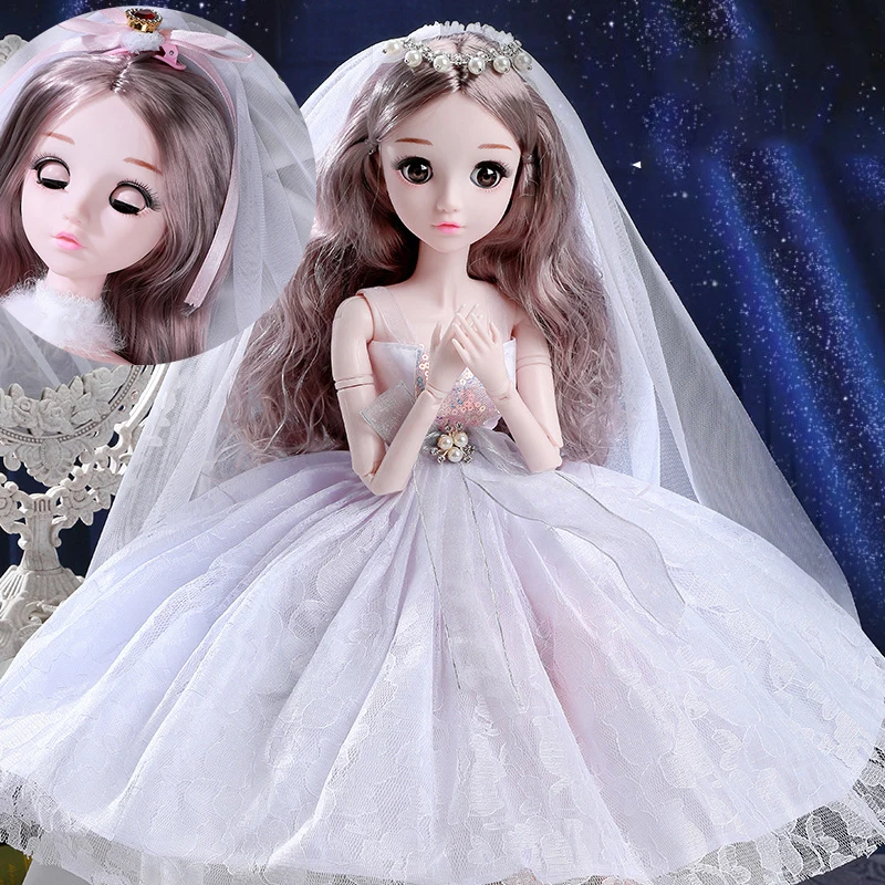 30cm / 60cm Princess Doll Blinking Doll Full Set Wedding