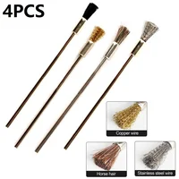 100mm Steel Wire Brushes Metal Rust Removing Steel Wire Wheels Wire Wheels Polishing Brushes Set Home Rust Cleaning Tool 1