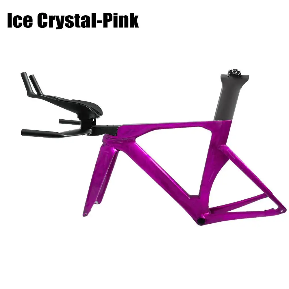 空力トライアスロンバイクフレームセット,ディスクブレーキ,Vブレーキ